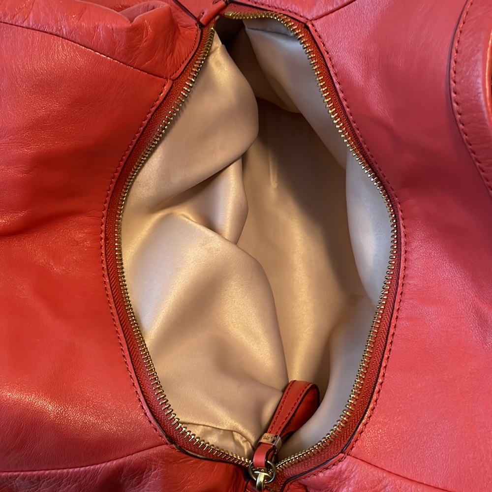 COACH Large Madison Phoebe Twisted Gathered Leather Shoulder Bag - Picture 5 of 11